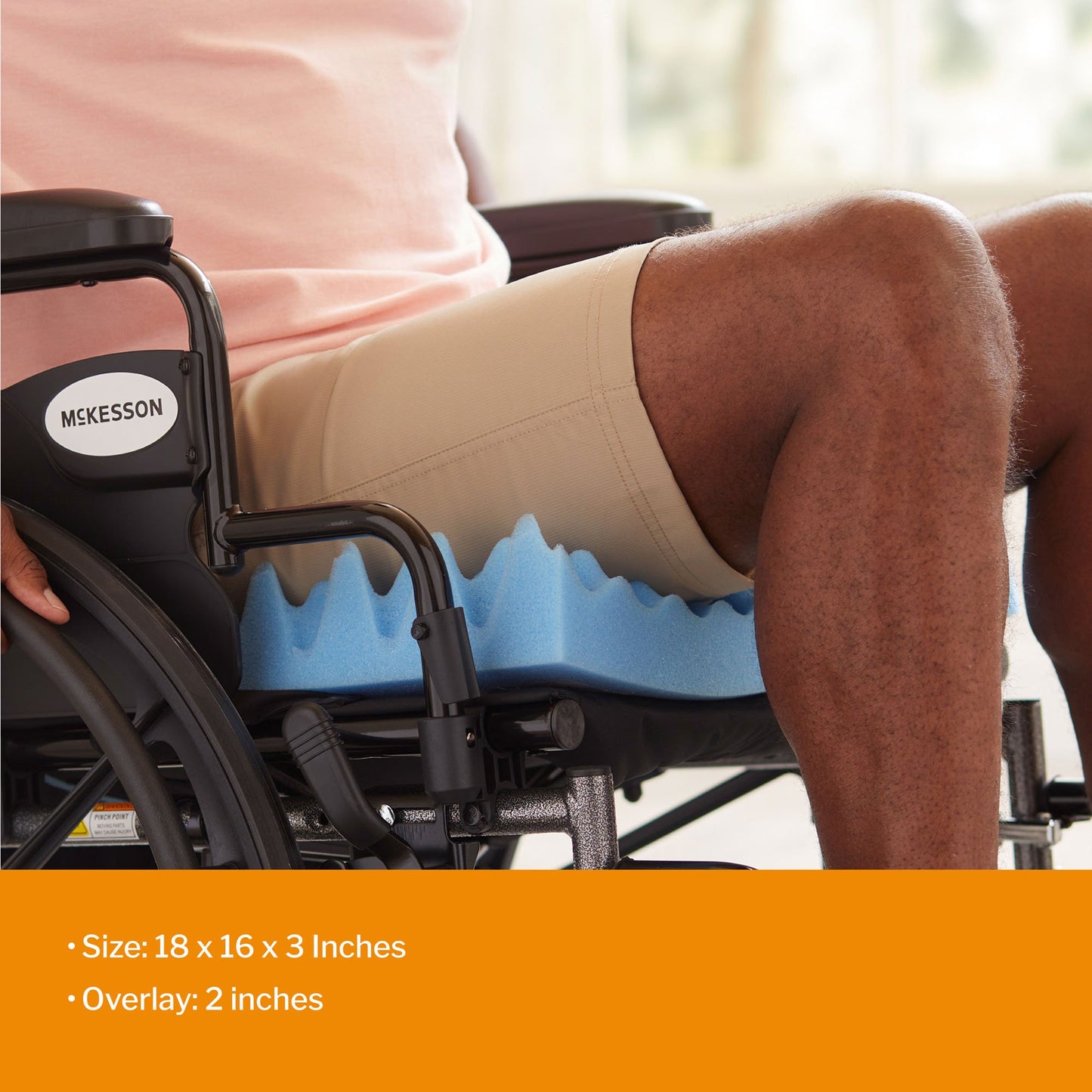 CUSHION, WHEELCHAIR 18X16X3" (18/CS)