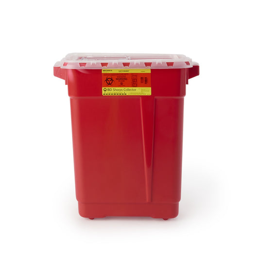 BD Multi-purpose Sharps Container, 9 Gallon, 18-1/2 x 17-3/4 x 11-3/4 Inch