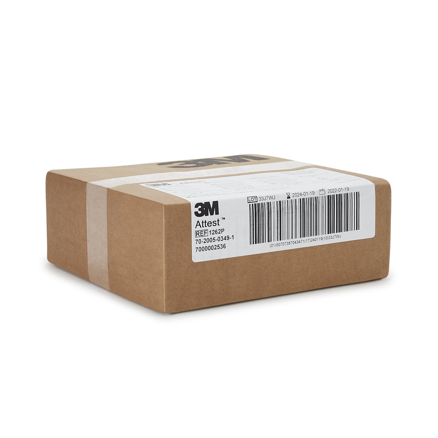 INDICATOR, BIOLOGICAL STEAM ATTEST (25/BX) 3M