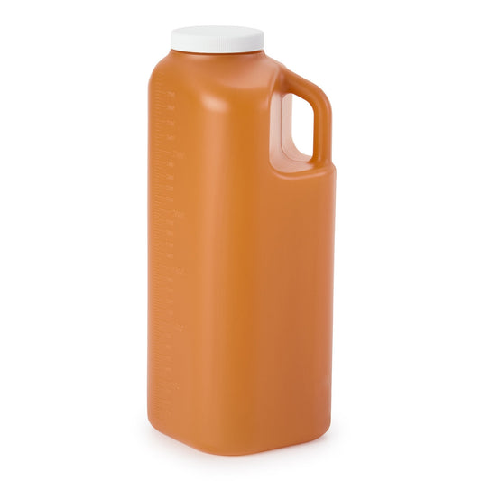 CONTAINER, SPECIMEN 24-HR 3000ML AMB W/SCREW LID (