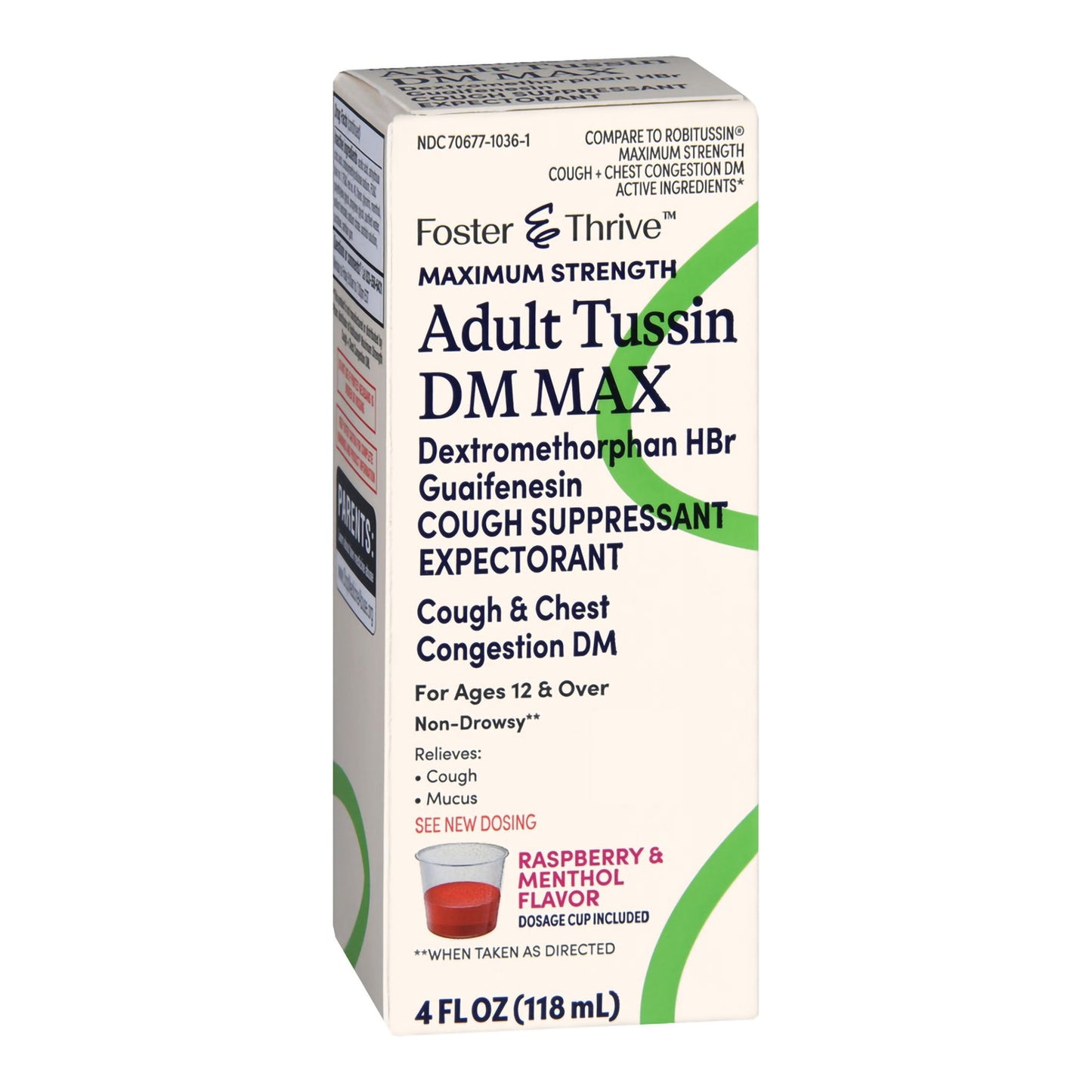 TUSSIN DM MAX, LIQ FT COUGH-CHESTCONGESTION ADLT 4OZ