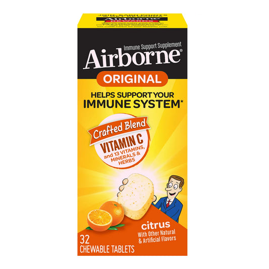 AIRBORNE, TAB CHEW CITRUS (32/BT)