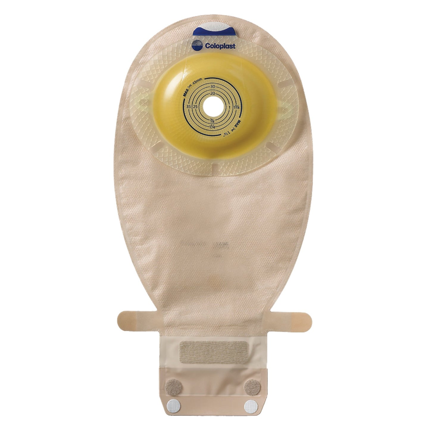 POUCH, SENSURA DRN 1PC WD CNVXLT 3/4-1 3/4" (10/B