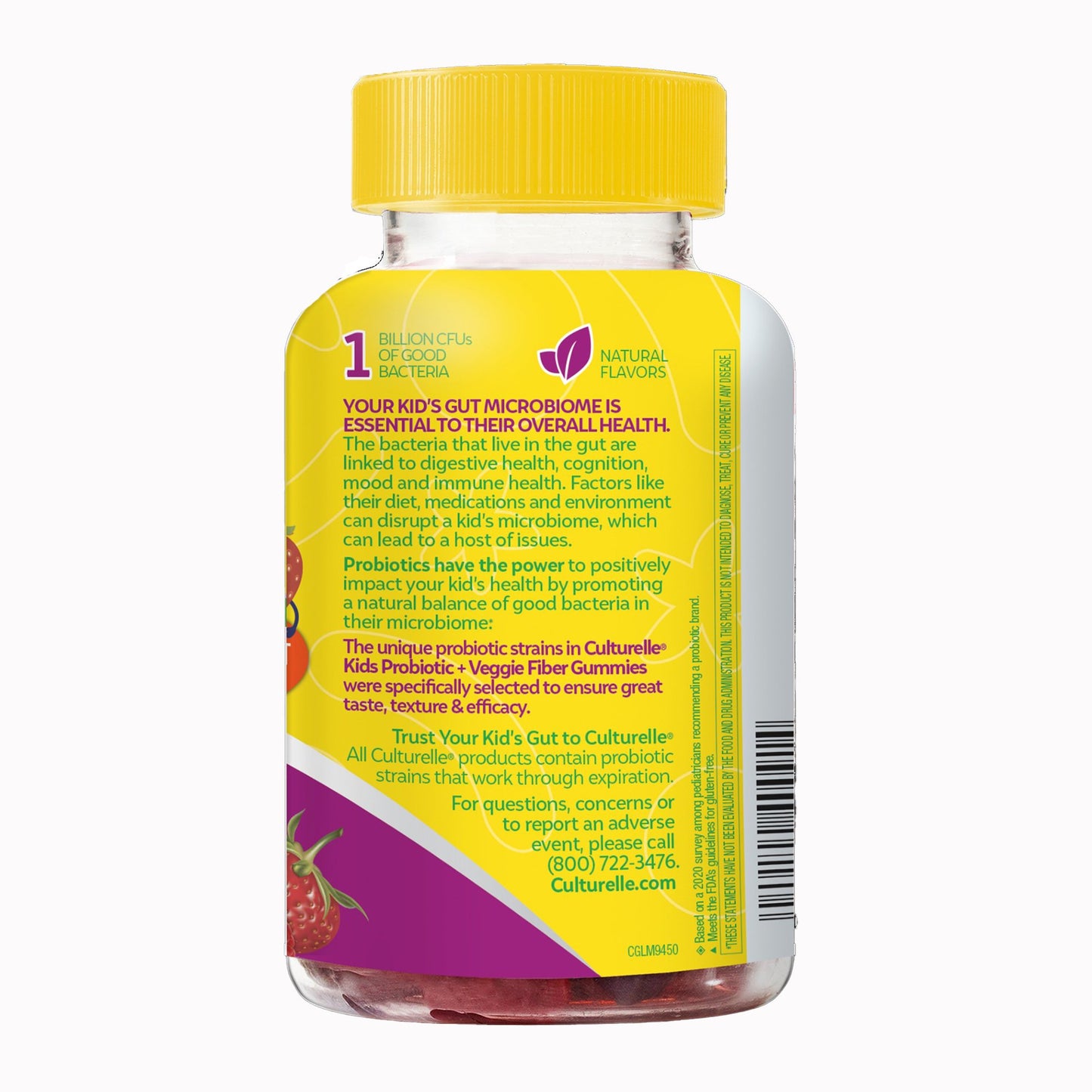 SUPPLEMENT, GUMMY CULTURELLE PRO+PRE KID (30/BT 24BT/CS)
