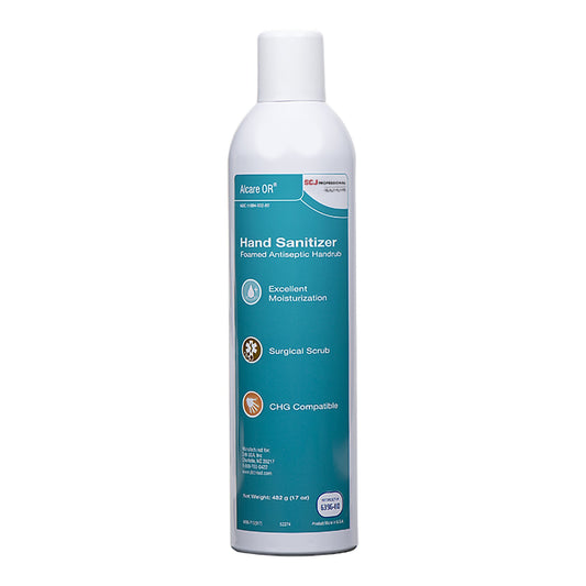 Alcare® OR Ethyl Alcohol Foamed Antiseptic Handrub, Aerosol Can