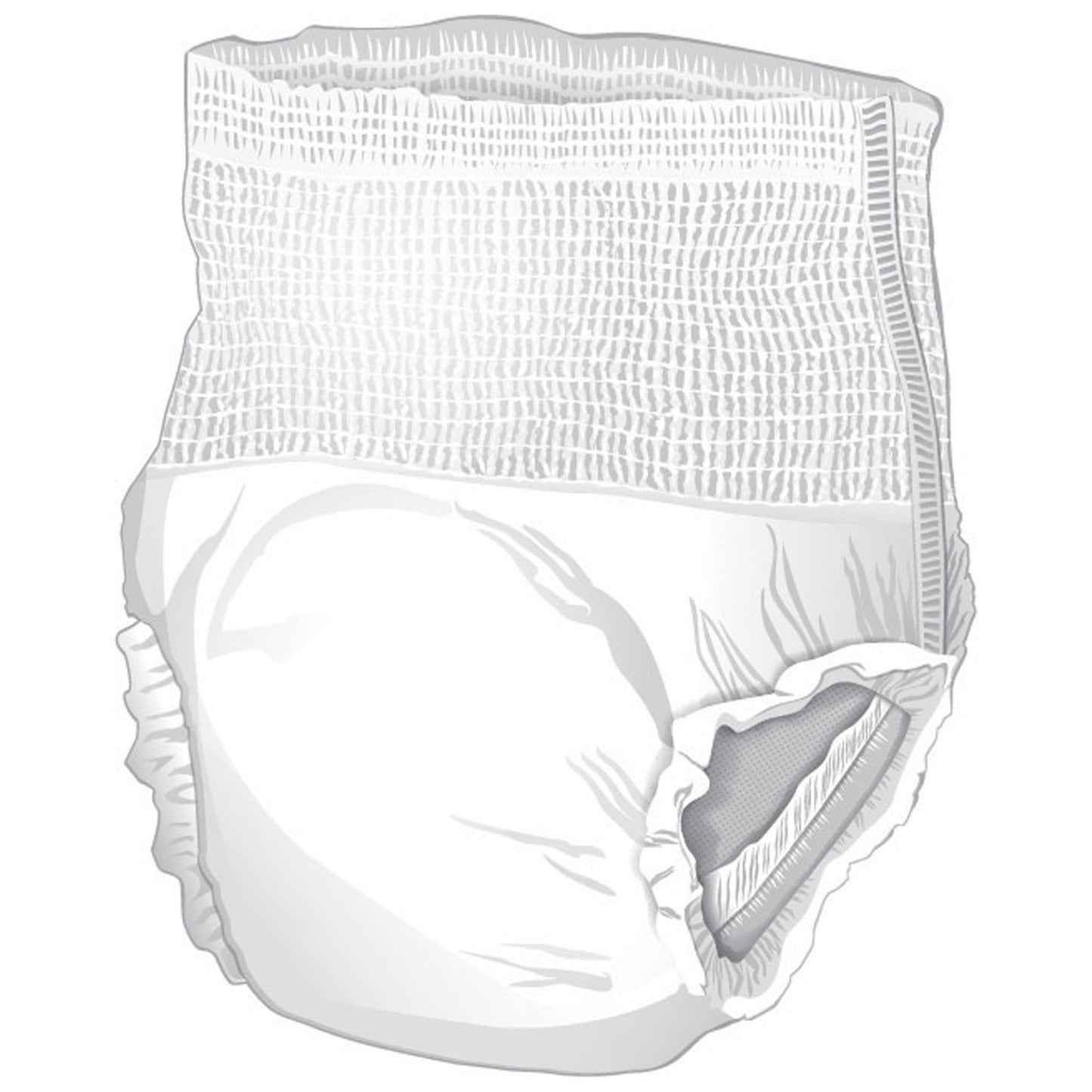 Unisex Adult Absorbent Underwear McKesson Ultra Pull On with Tear Away Seams X-Large Disposable Heavy Absorbency