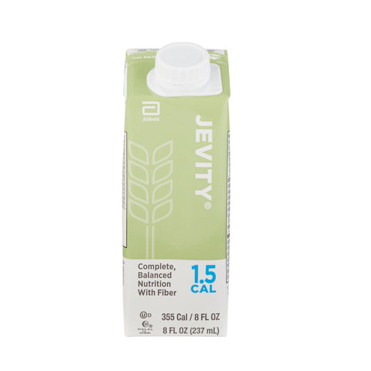 Tube Feeding Formula Jevity 1.5 Cal with Fiber Unflavored Liquid 8 oz. Reclosable Carton (24/CS)