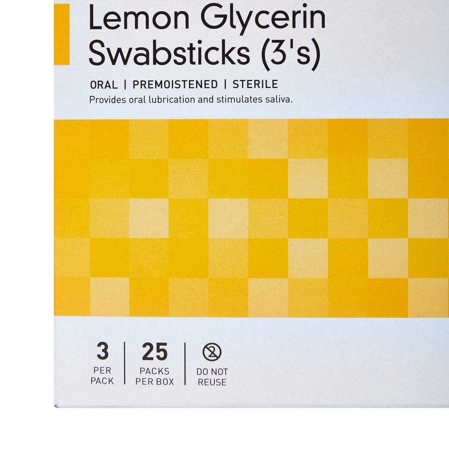 SWABSTICK, LEMON GLYCERIN STR (25/BX 10BX/CS)
