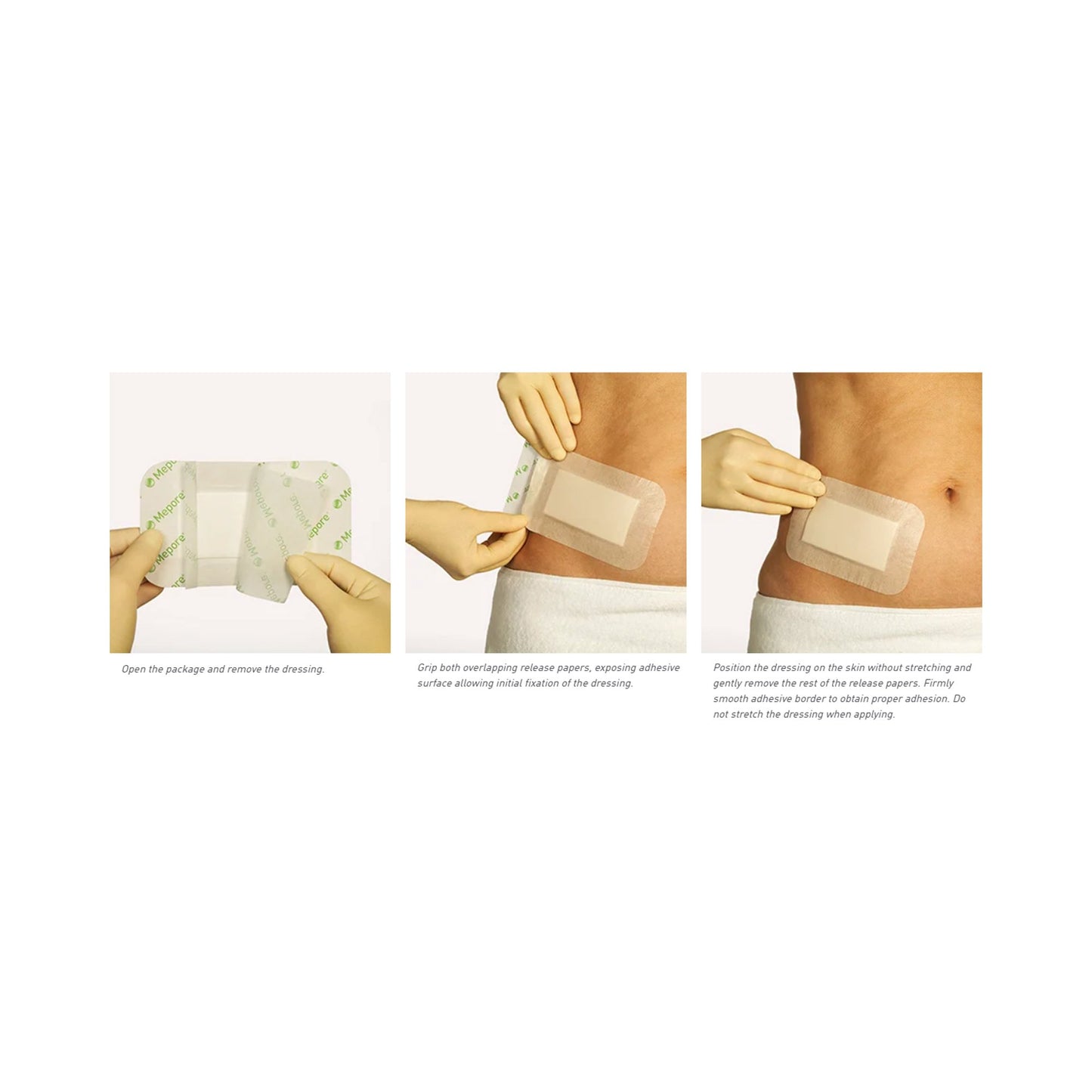 Composite Dressing Mepore Pro 3-3/5 X 6 Inch Rectangle Sterile Film Backing