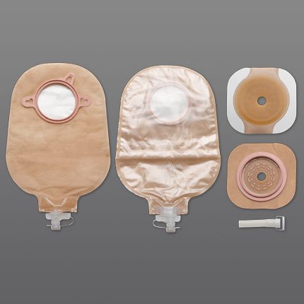 New Image™ Two-Piece Ultra Clear Urostomy Pouch, Cut to Fit Stomas up to 32 mm