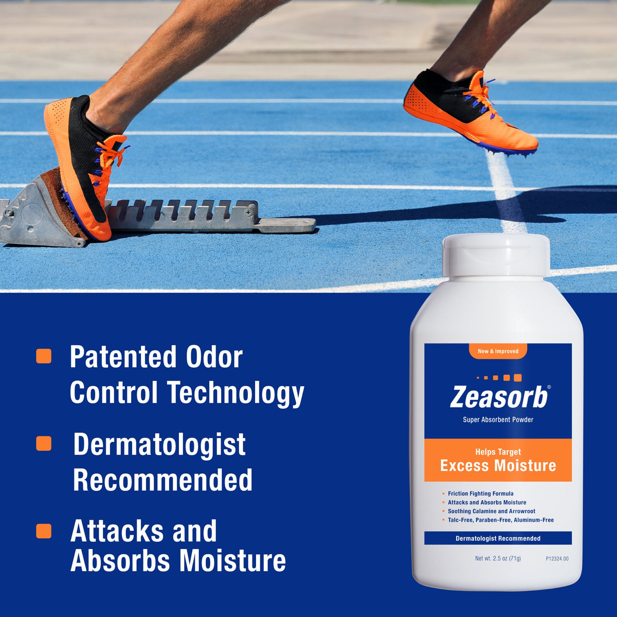 Zoosorb Zeasorb® Super Absorbent Powder, 2.5-ounce shaker bottle – Family Care DME