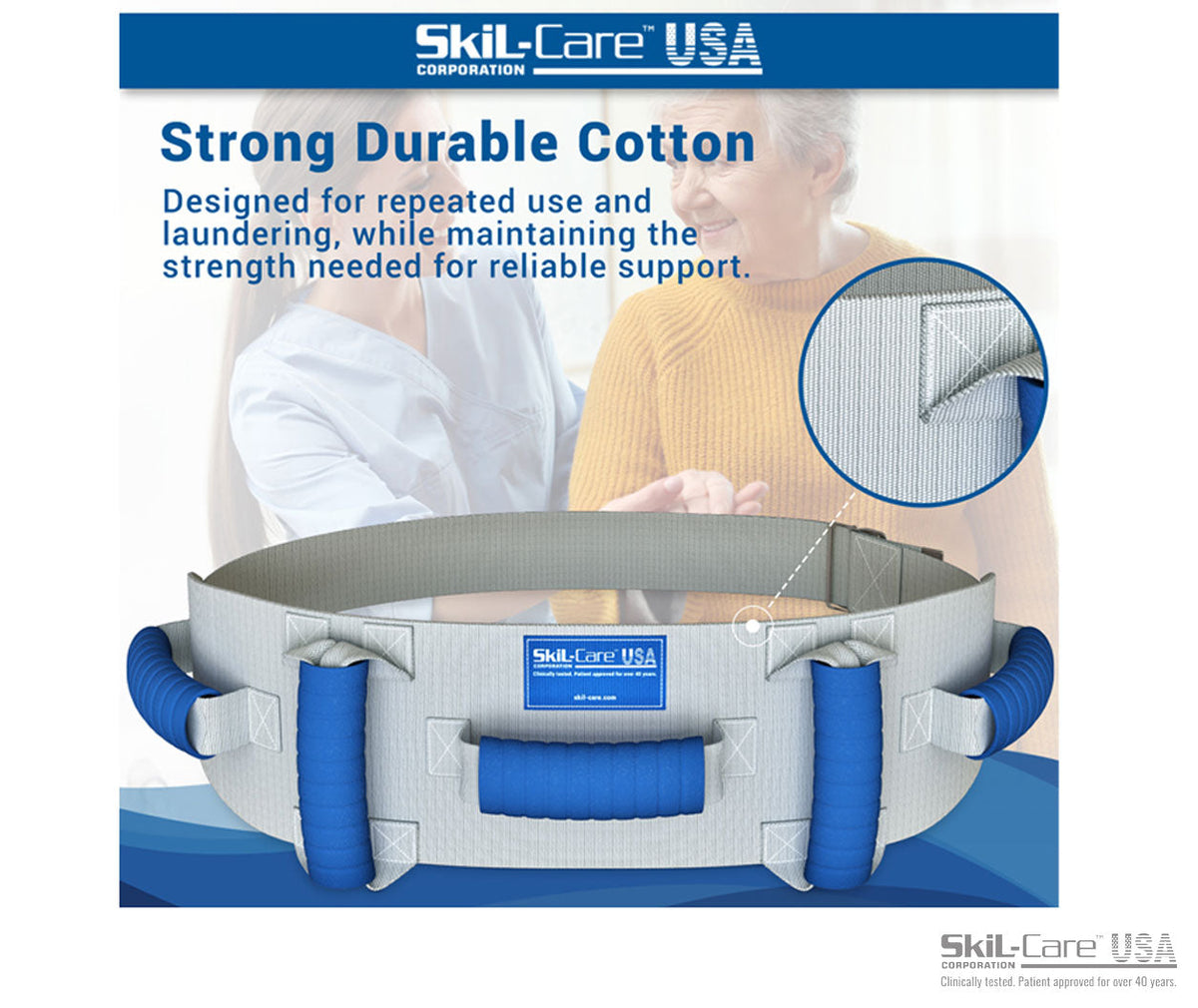 Skil-Care Multi Grip Gait Transfer Belt