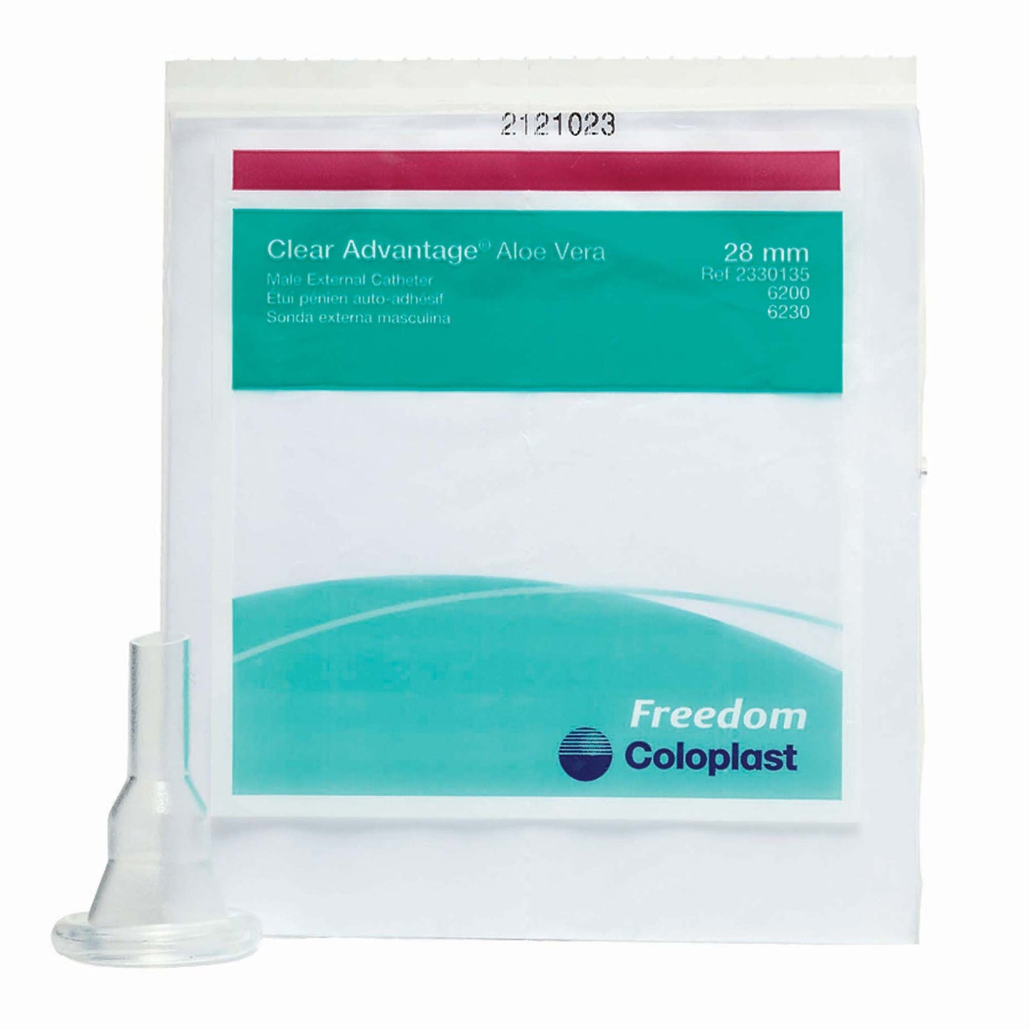 Coloplast Freedom Clear® SS Male External Catheter, Large