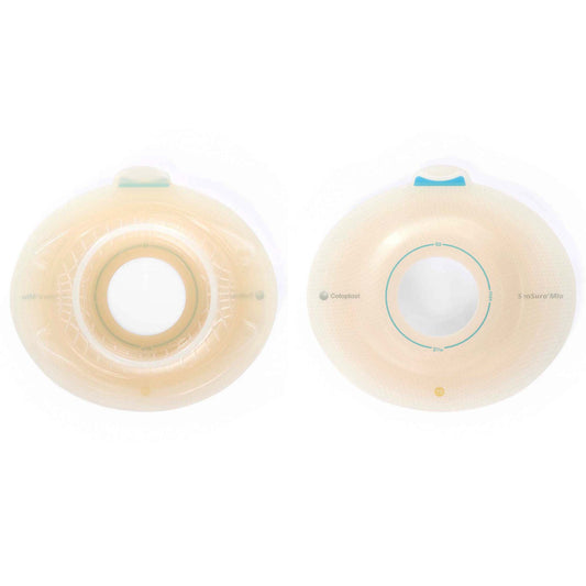 SenSura® Mio Click Convex Deep Ostomy Barrier, 35 mm Stoma Opening, Blue Match