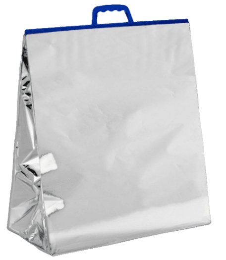 BAG, THERMAL INSULATED UNPRINTED BLK 35L (50/CS)