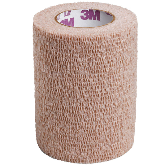 3M™ Coban™ LF Self-adherent Closure Cohesive Bandage, 3 Inch x 5 Yard, Tan