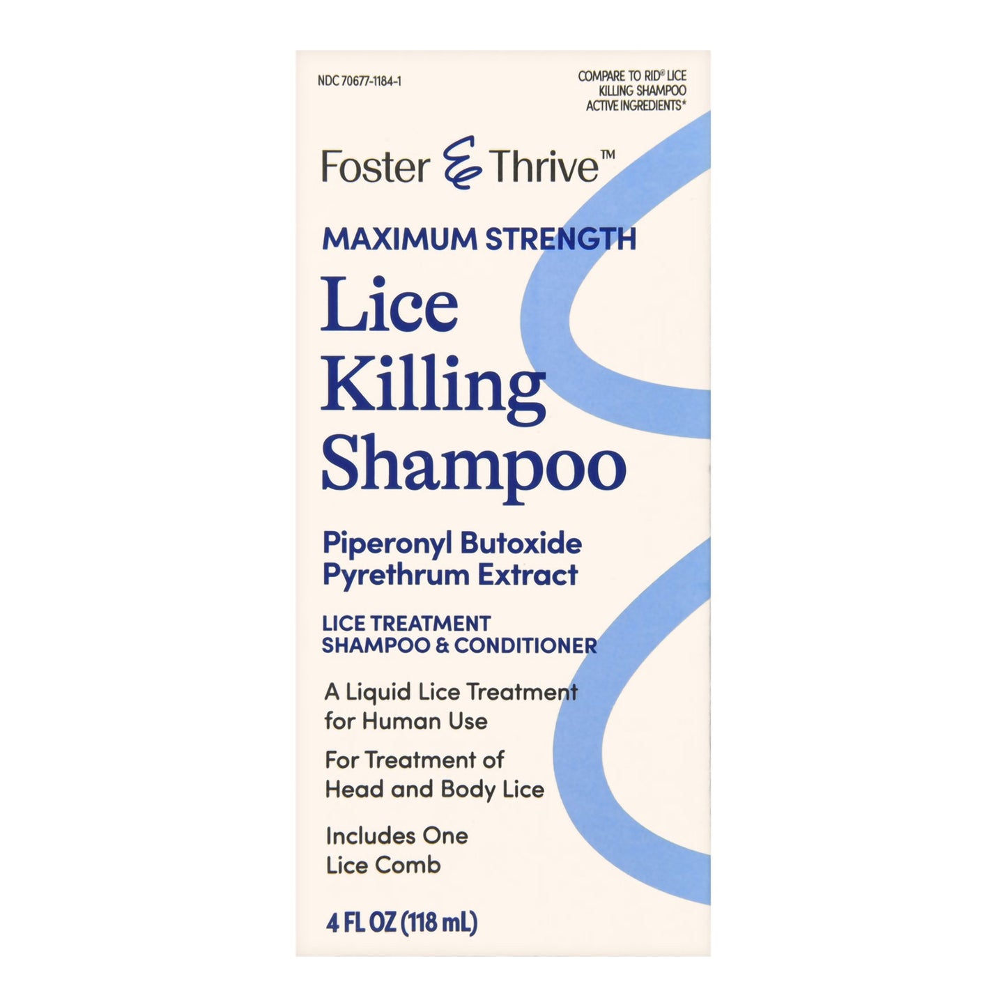 LICE TRTMT, SHAMPOO FT 4-0.33%4OZ