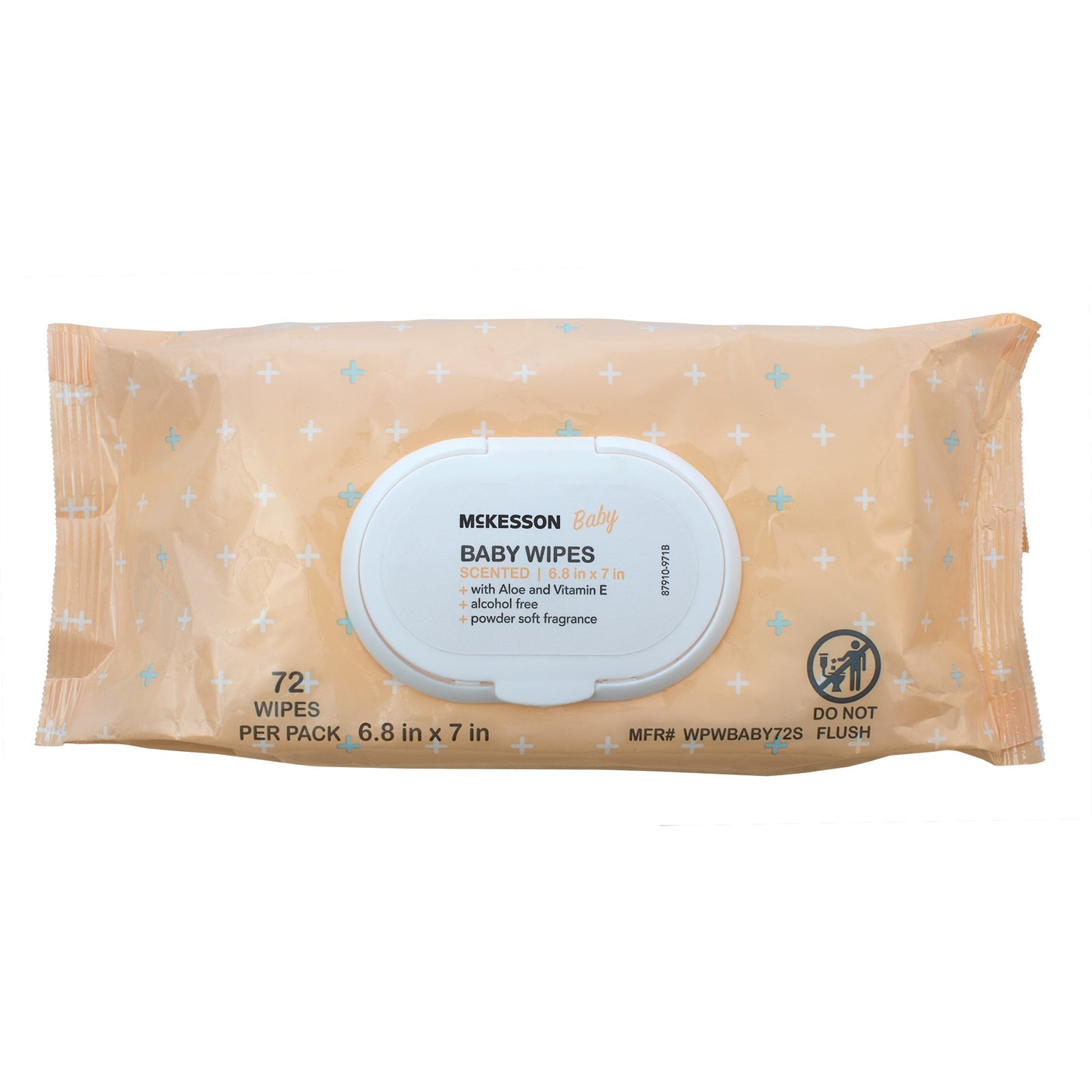 McKesson Powder Soft Unsented Baby Wipe, Soft Pack