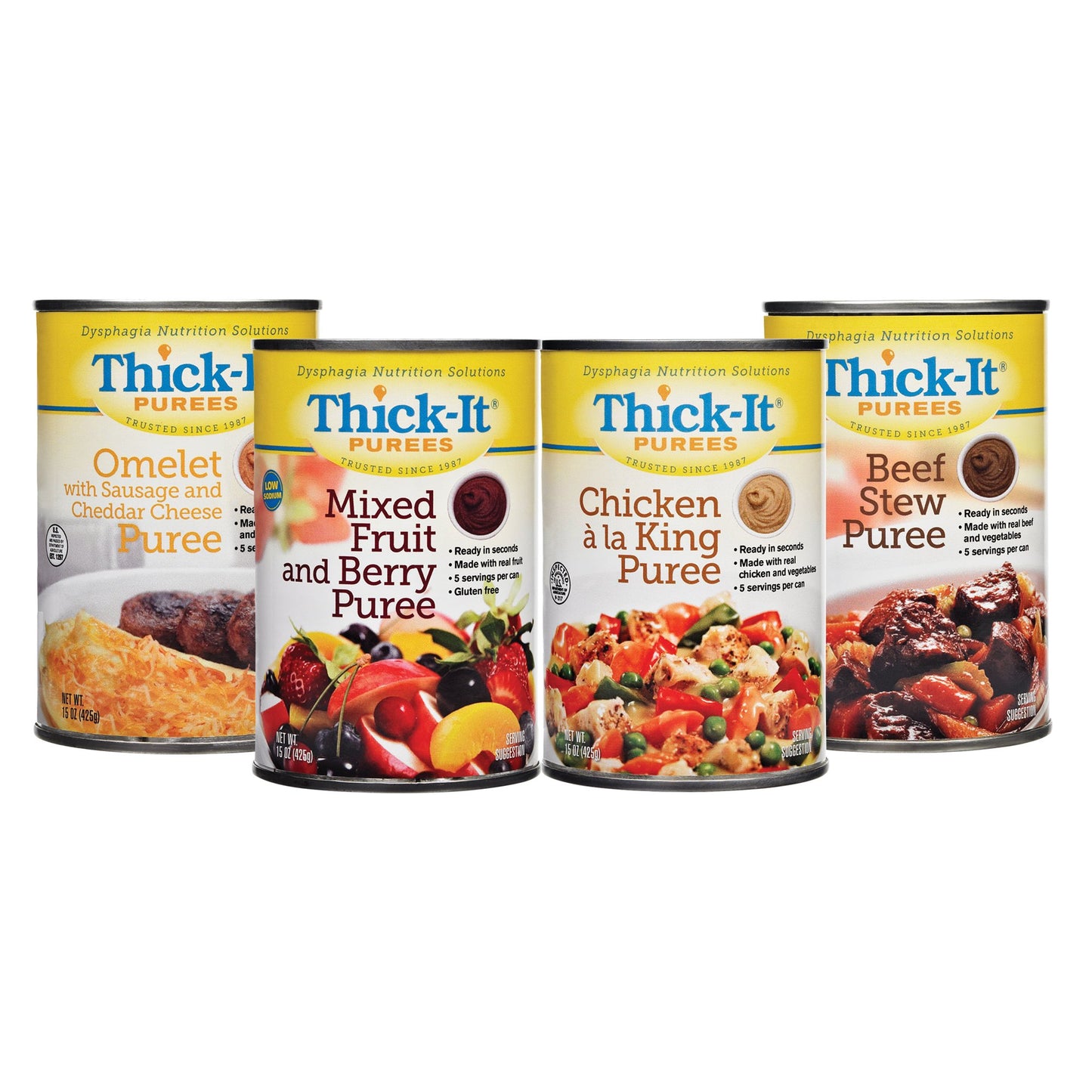 Thick-It® Purée Beef Stew Thickened Food, 15-ounce Can