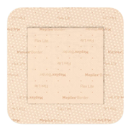 Mepilex® Border Flex Lite Silicone Foam Dressing, 6 x 6 Inch