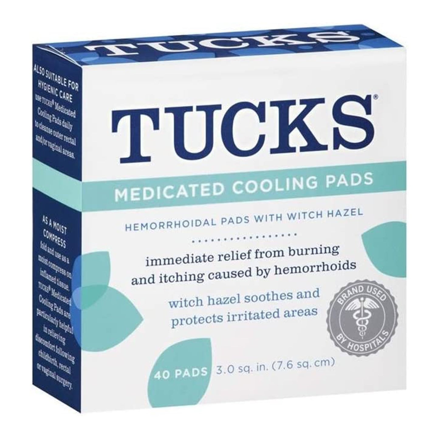 TUCKS, PAD HEMORRHOIDAL (40/BX)
