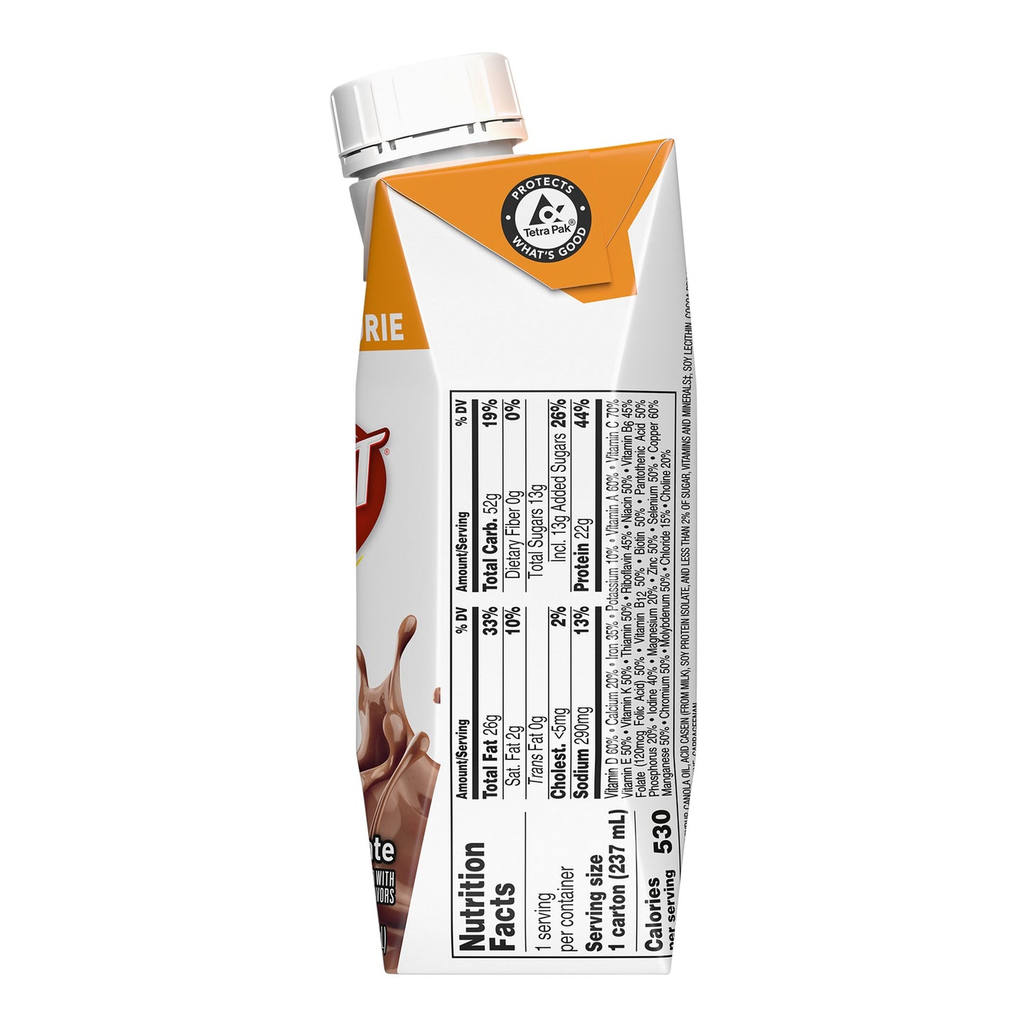 Boost® Very High Calorie Chocolate Nutritional Drink, 8-ounce carton