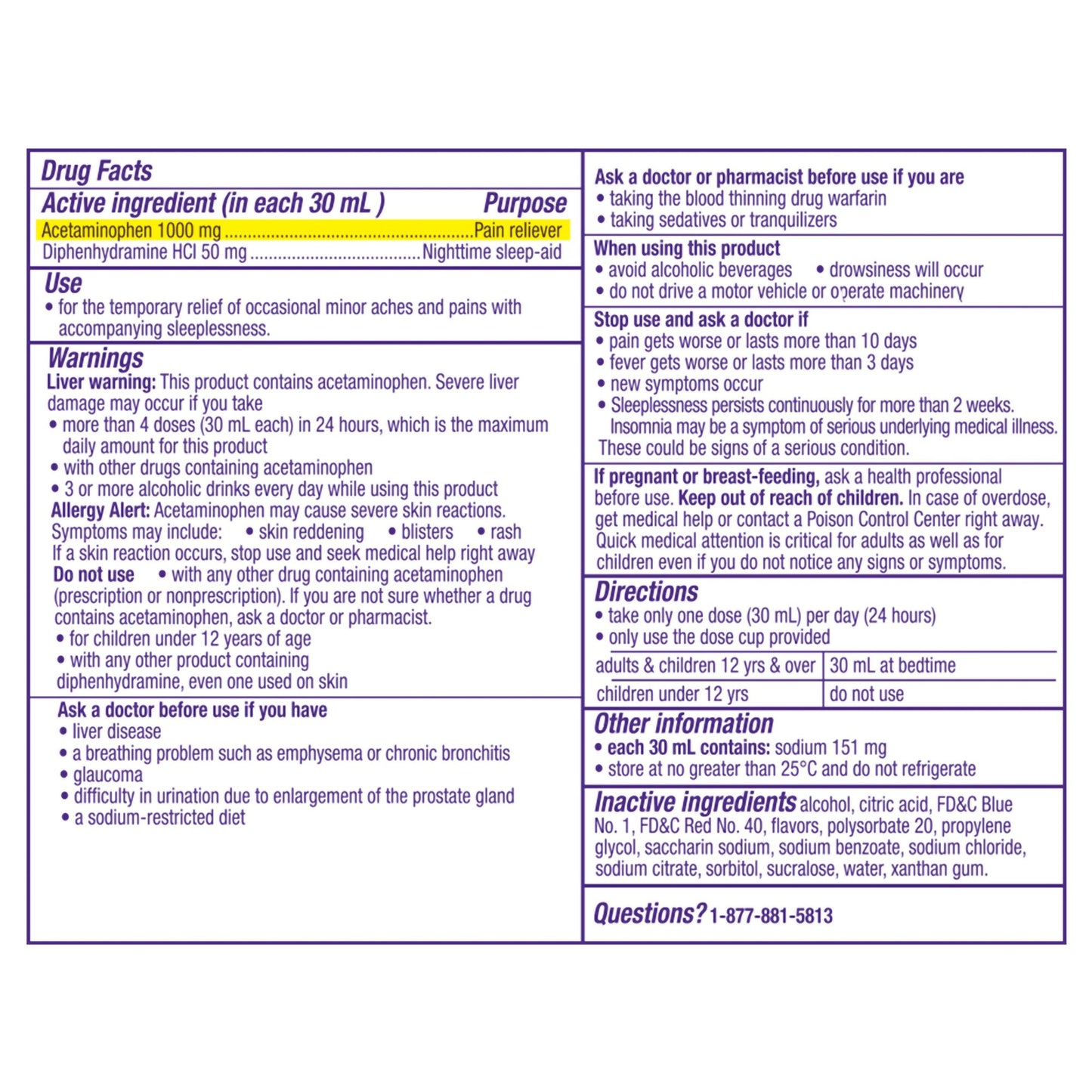 VICKS, LIQ NIGHTTIME SLEEP-AIDPAIN MIDNIGHT BERRY 12OZ