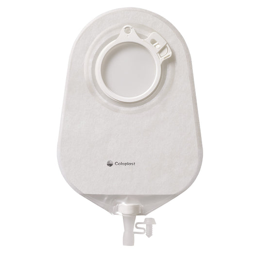 Assura® Two-Piece Transparent Urostomy Pouch, Pre-cut for 57mm Stoma, Blue Match