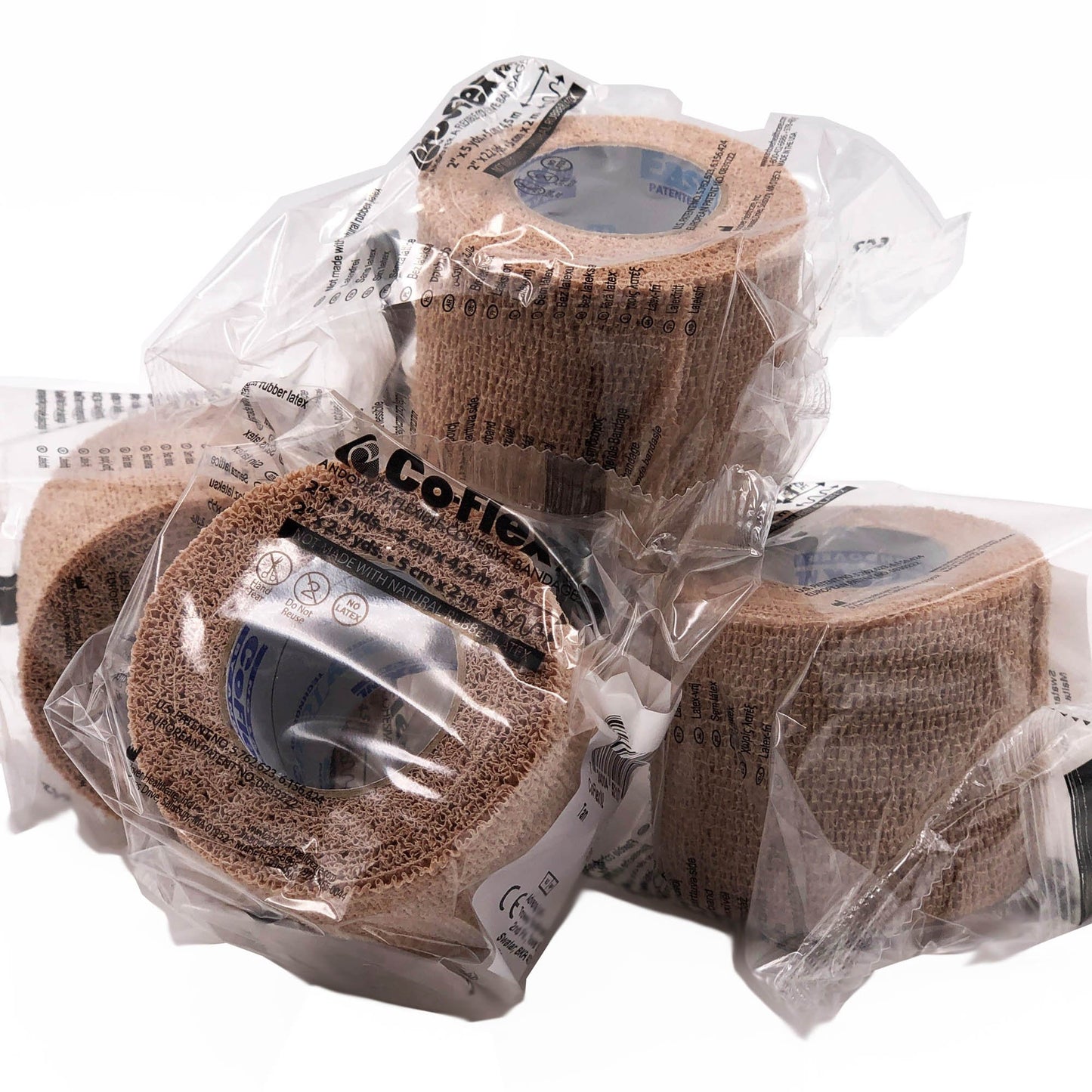 BANDAGE, CO-FLEX LF TAN 2"X5YD(36/CS)