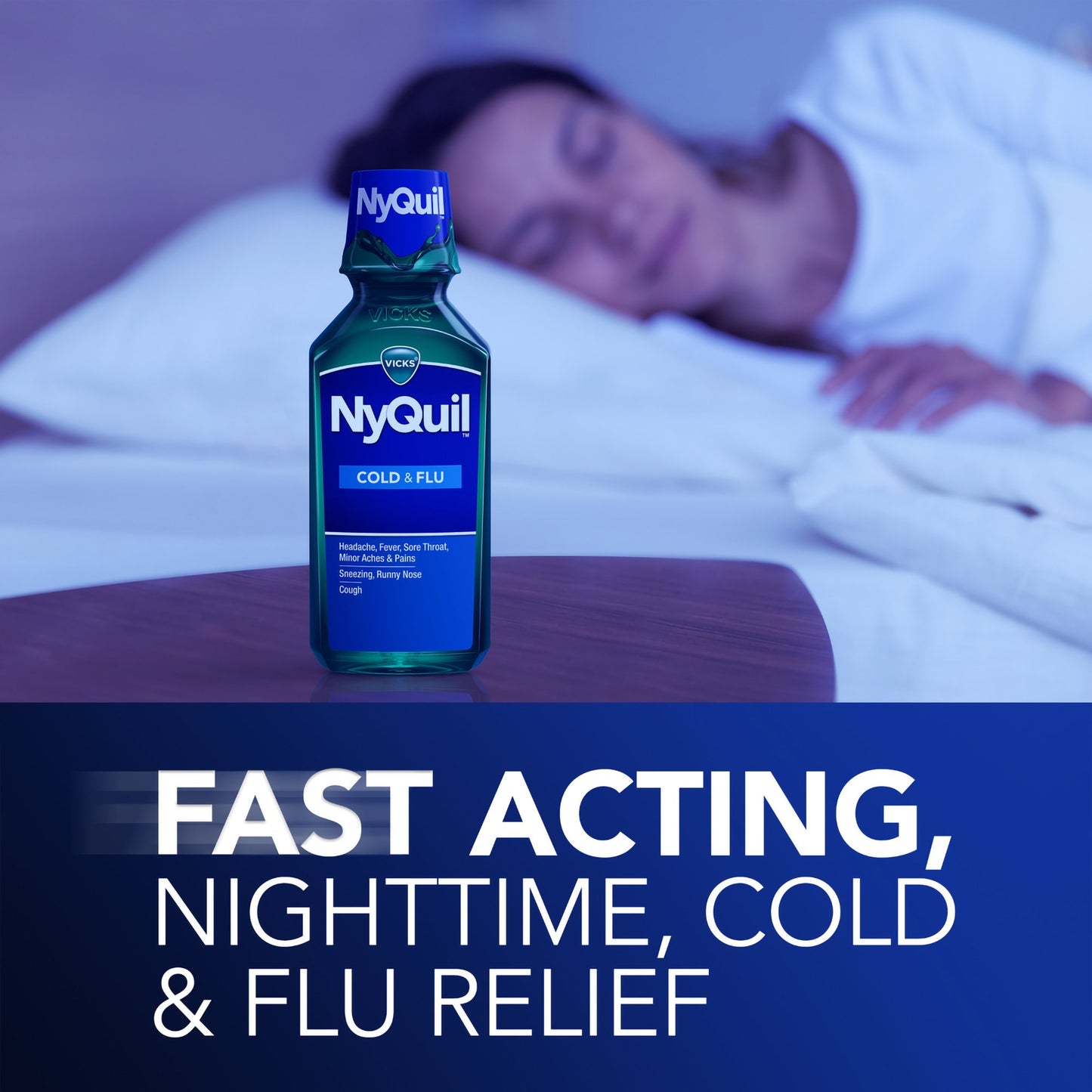 Vicks NyQuil Cold & Flu Nighttime Relief Liquid