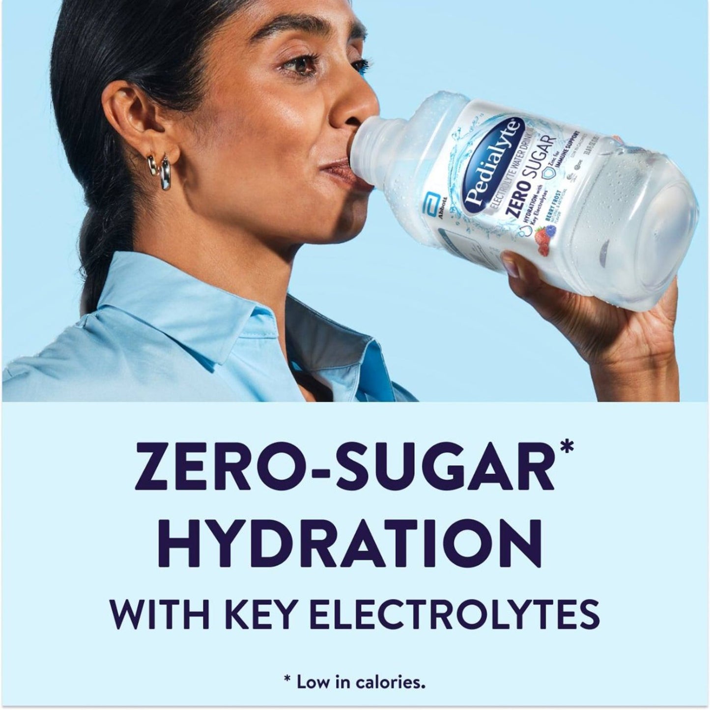 PEDIALYTE, ZERO SUGAR ELECTROLYTE SOL BERRY FROST 1L (4/CS)