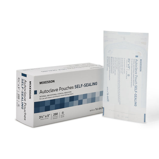 McKesson Sterilization Pouch, 3.5 x 5 Inch