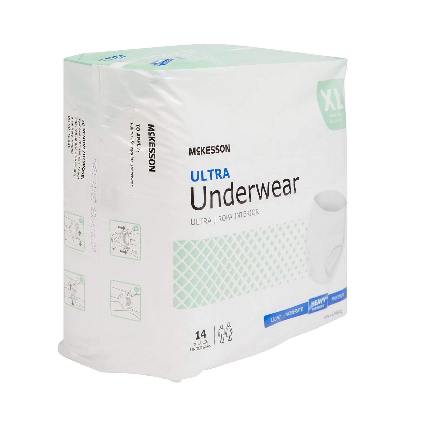 UNDERWEAR, ULTRA XLG 58-68 (14/BG 4G/CS)