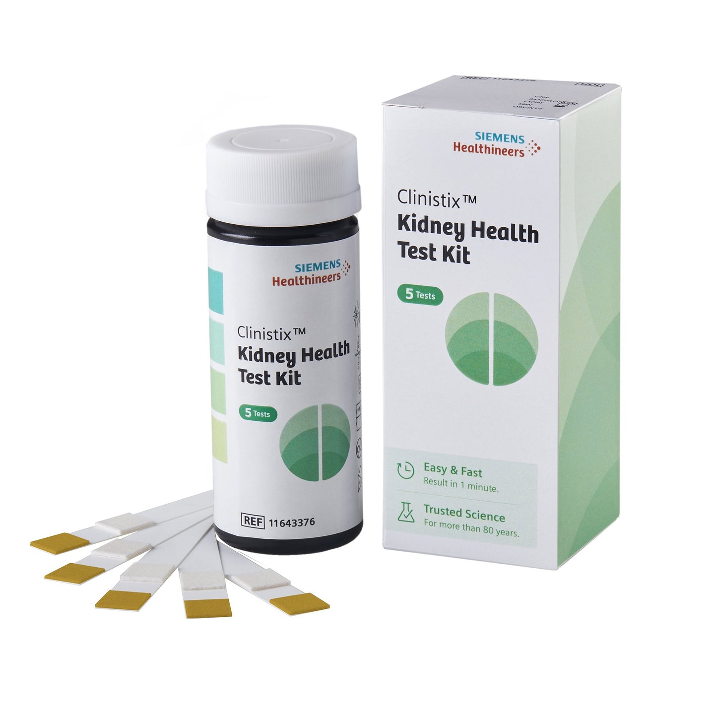 Clinistix™ Kidney Health Test Kit, Urine Test Strips, Five Tests