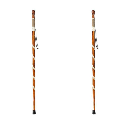 Carved Wooden Walking Stick (2 Pack)