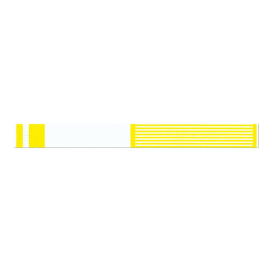 I.D. BAND, SHORT STAY YLW (1000/BX) PREDYN
