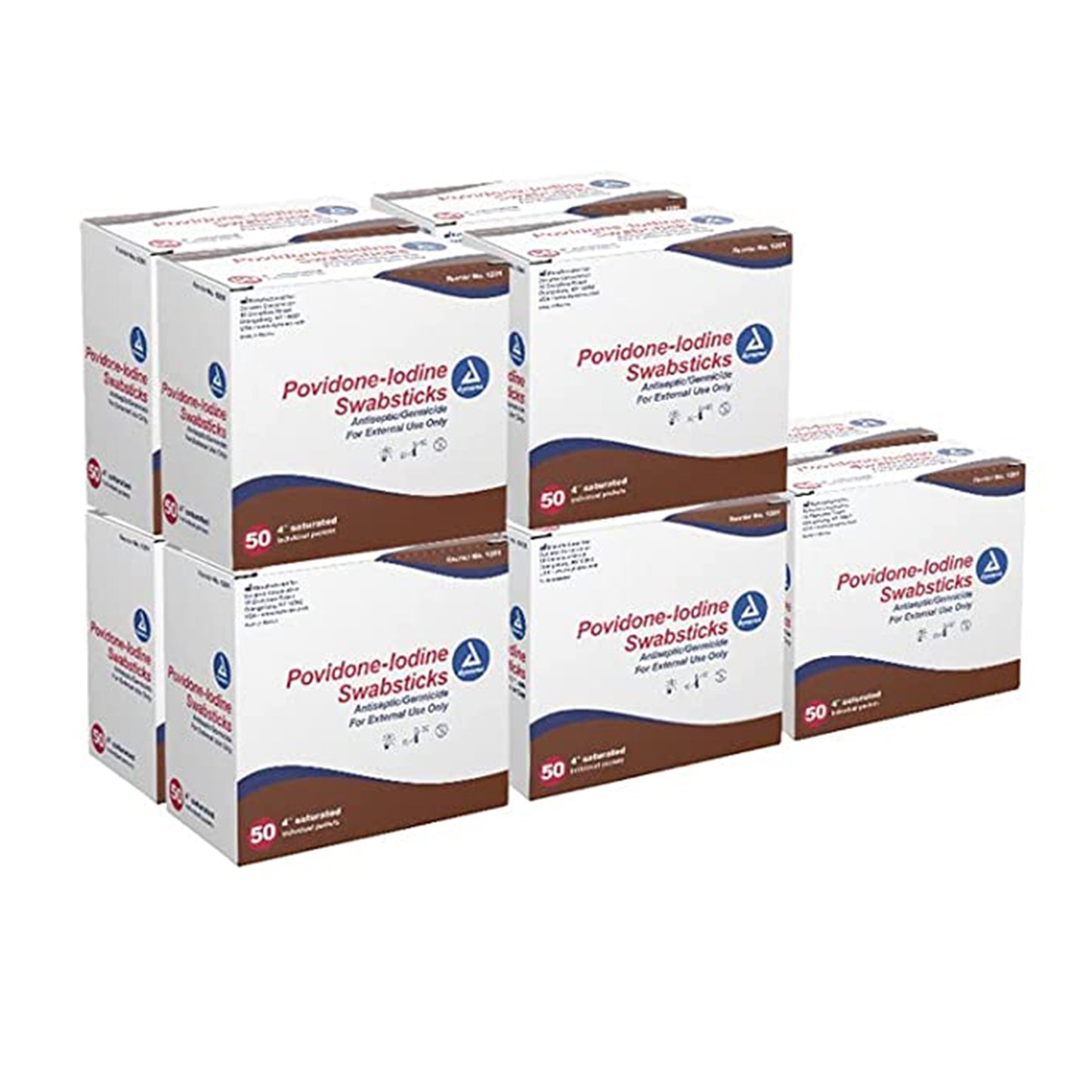 dynarex Povidone Iodine Impregnated Swabstick