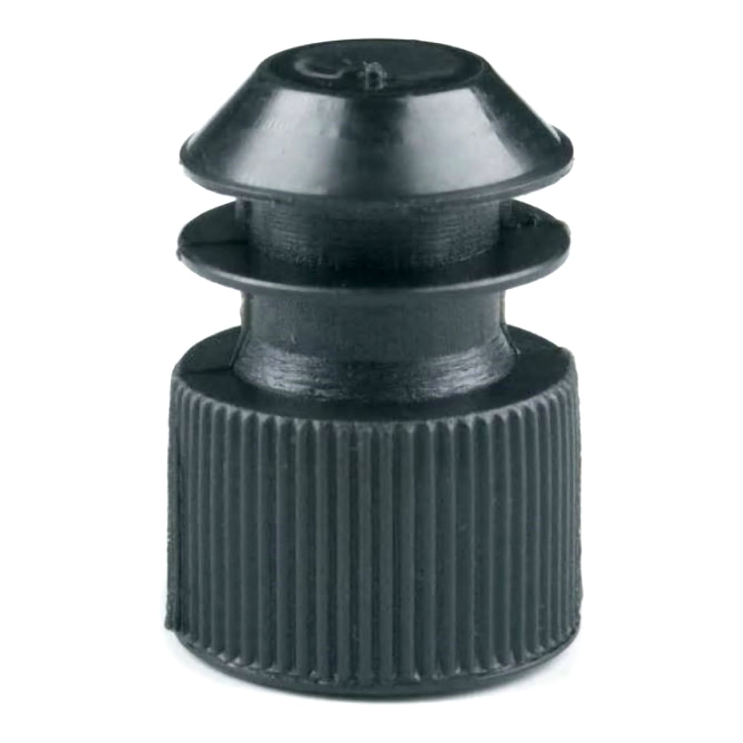 CAP, VAC TUBE BLK 13MM (1000/BG 20BG/CS)