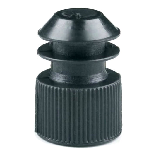 CAP, VAC TUBE BLK 13MM (1000/BG 20BG/CS)