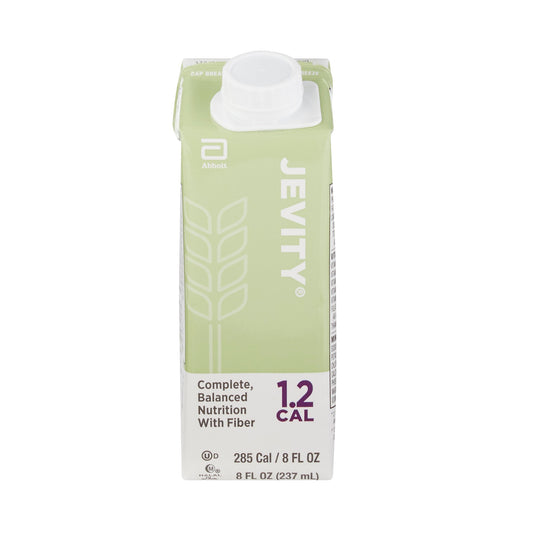 Tube Feeding Formula Jevity 1.2 Cal with Fiber Unflavored Liquid 8 oz. Reclosable Carton (24 / CS)