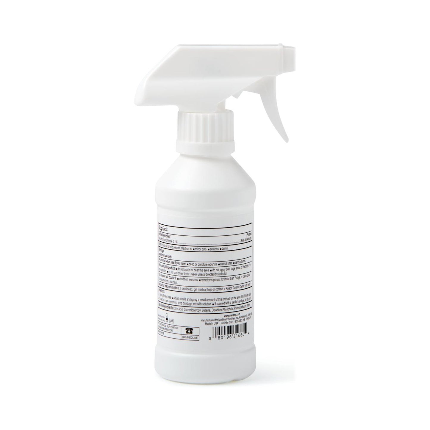 Wound Cleanser Microklenz 8 oz. Spray Bottle NonSterile Antimicrobial