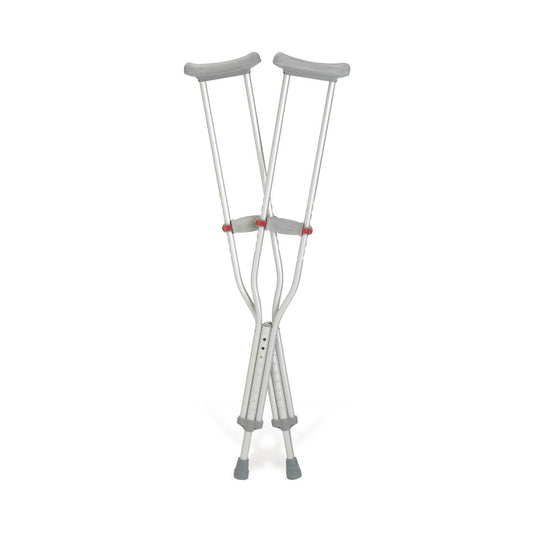 Red Dot Adult Underarm Crutches, 5'1" – 5'9"
