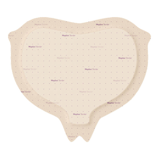Mepilex® Border Sacrum Foam Dressing, 22 x 25 Centimeter