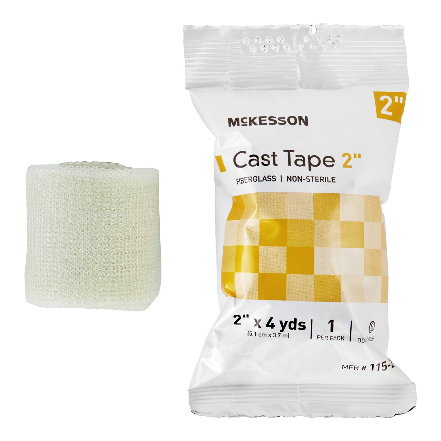 TAPE, CAST WHT LF 2"X4YDS (10RL/BX)