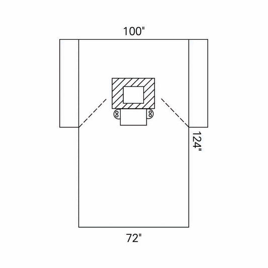 Halyard Sterile Chest Drape, 100 x 72 x 124 Inch