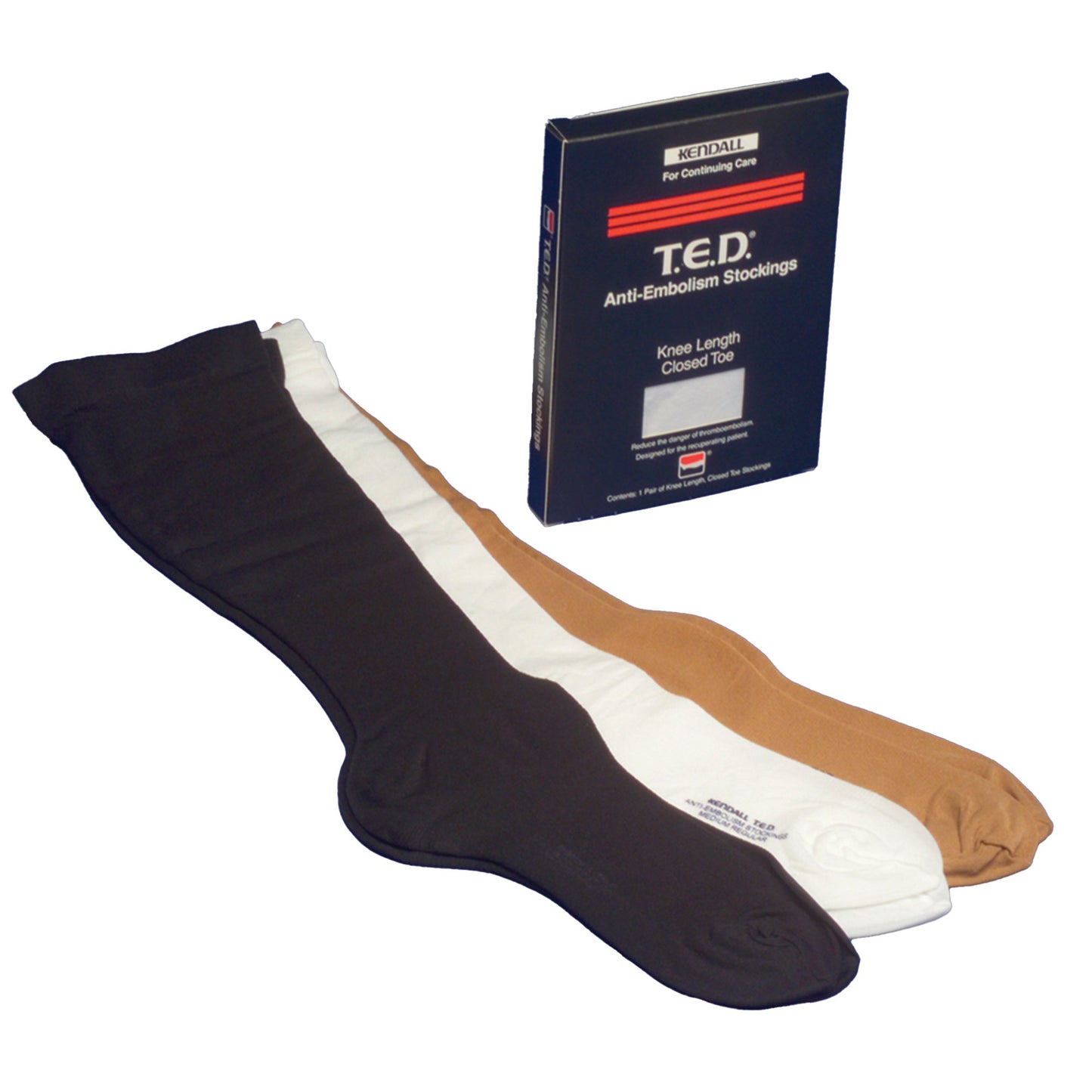 T.E.D.™ Knee High Anti-embolism Stockings, Extra Large / Long, White