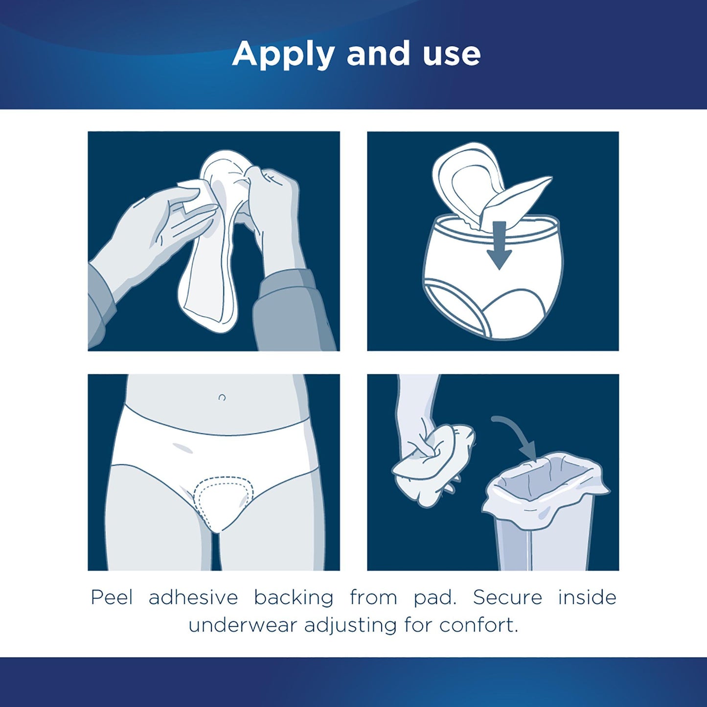 LINER, PANTY ATTENDS DISCREET ULTRA THIN (28/BG 24BG/CS)