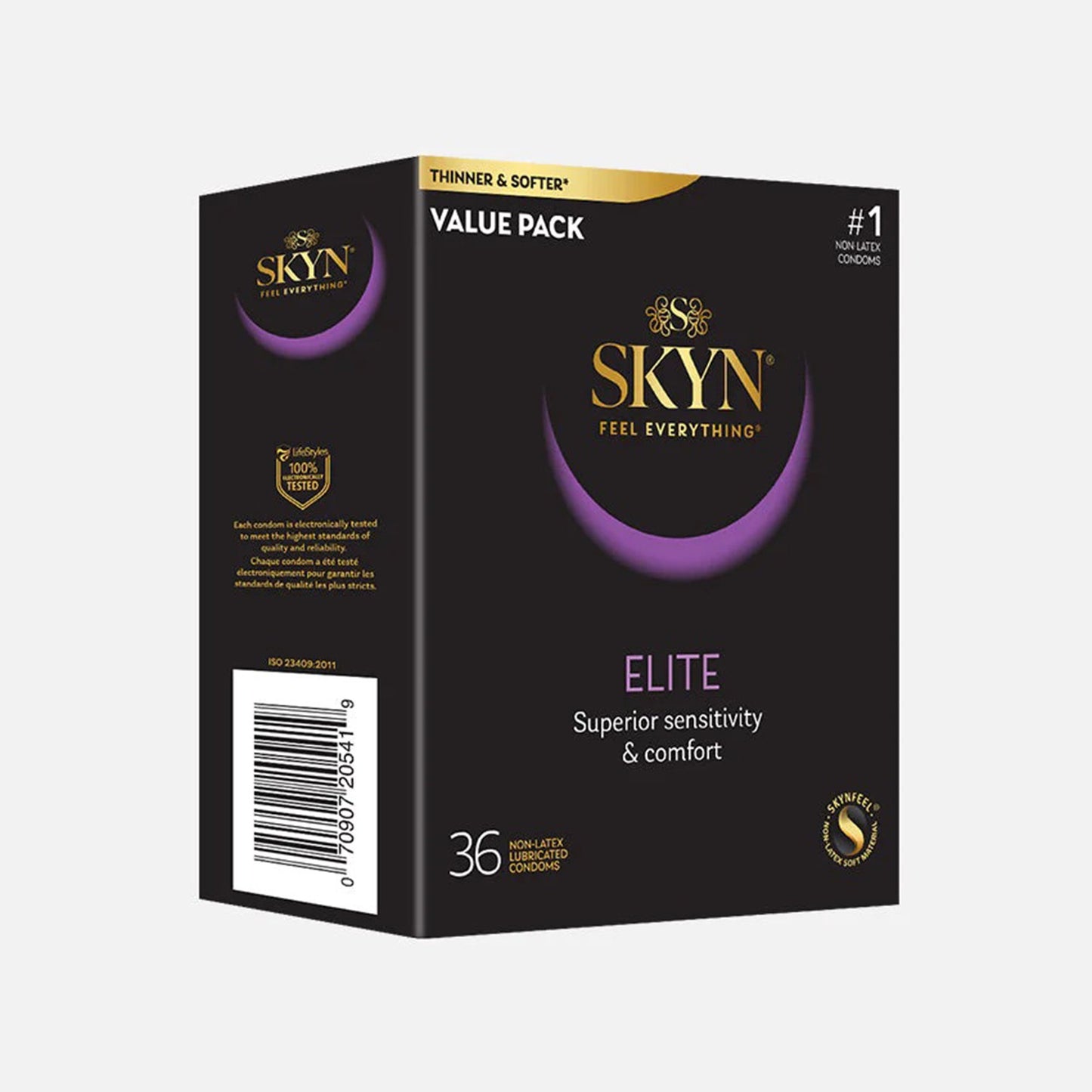 CONDOM, SKYN ELITE N/LATEX (36/BX 24BX/CS)