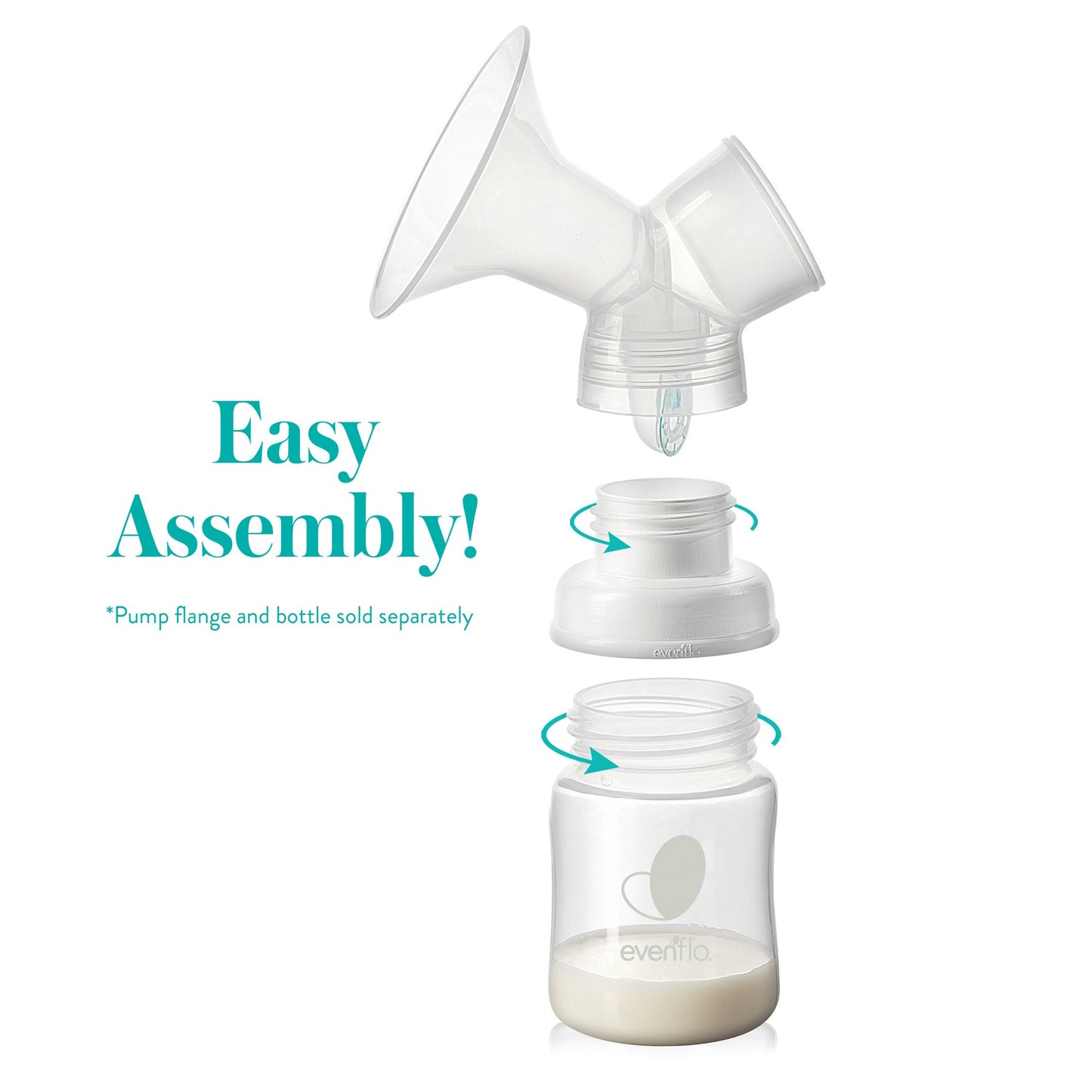 ADAPTER, PUMP BALANCE+ F/WIDE NECK BOTTLE 2PK (12PK/CS)