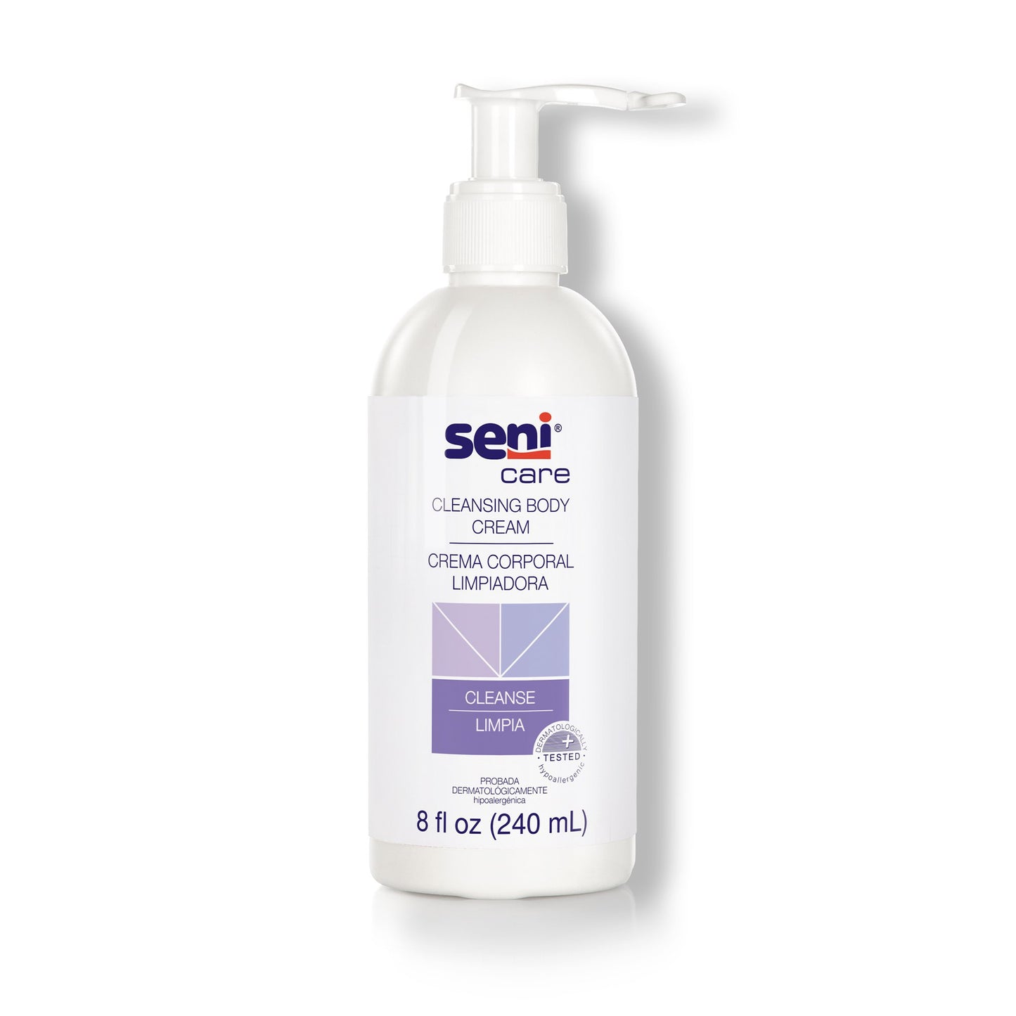 Seni® Care Rinse Free Body Wash, 8-ounce Pump Bottle